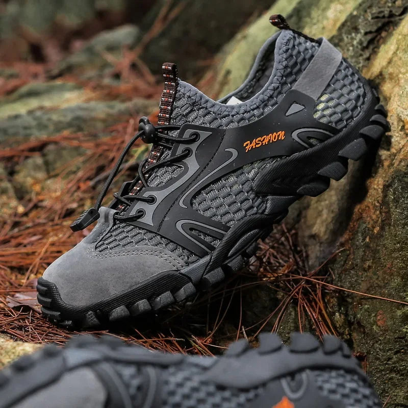 Chaussures de Randonée Homme Maille Respirante — Jogging & Trekking Niveau Pro