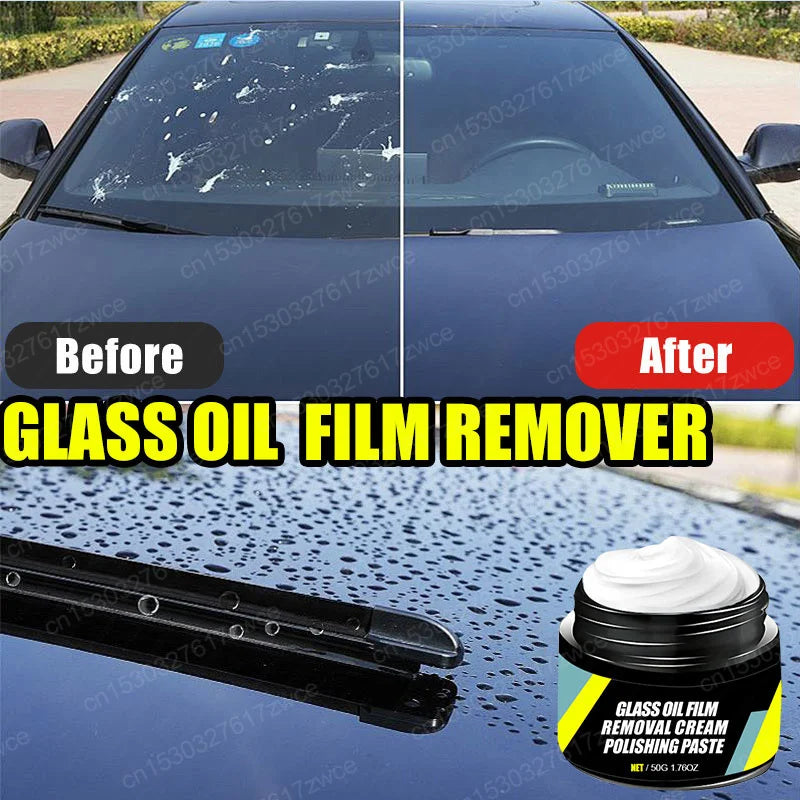 Car Glass Coating Kit, Windshield Oil Film Removal Paste, Water Repellent, Anti-Rain Hydrophobic Cleaning Kits