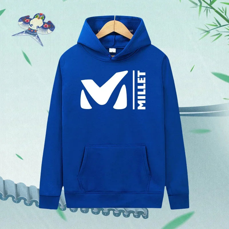Men's Hoodie Women's Fashion Letter Graphic Print Loose Casual Harajuku Pullover Hoodie Clothes