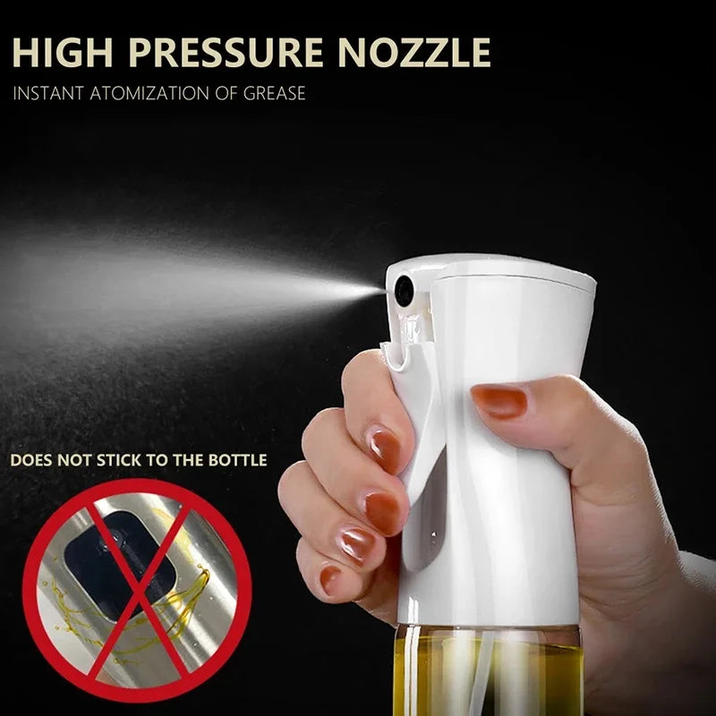 Bouteille de pulvérisation d'huile d'olive pour barbecue, pulvérisateur d'huile d'olive en plastique, bouteille vide, bouteille de vinaigre ou brosse à huile, 200/300/500ml