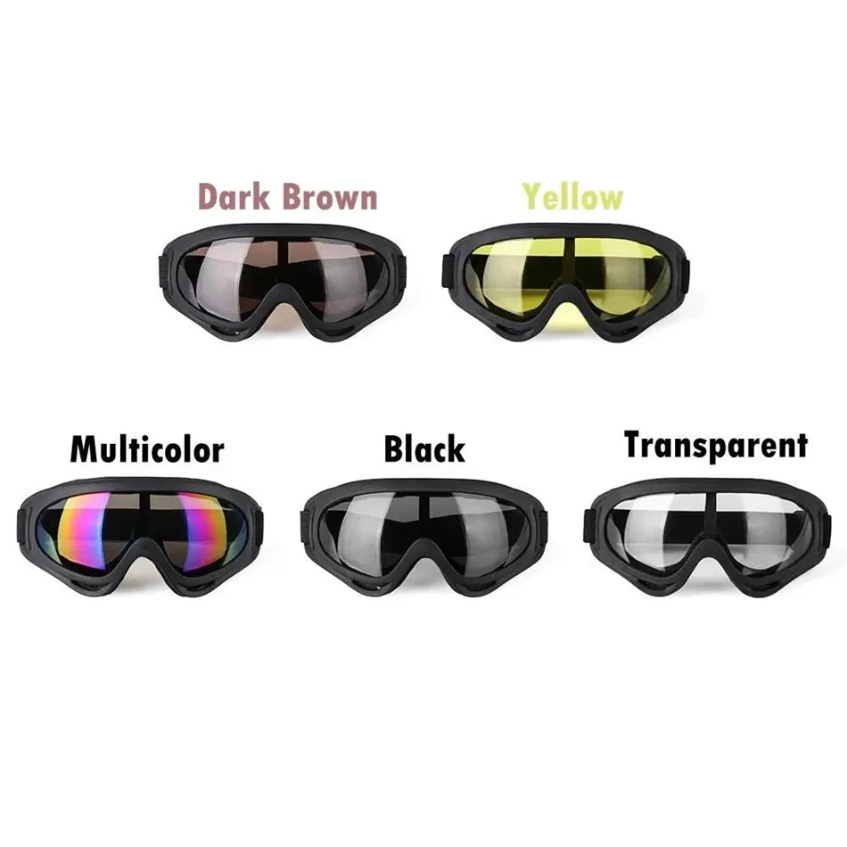 Lunettes de Cyclisme & Motocross — Masque Sport, Ski, Protection UV, Coupe-Vent, Unisexe