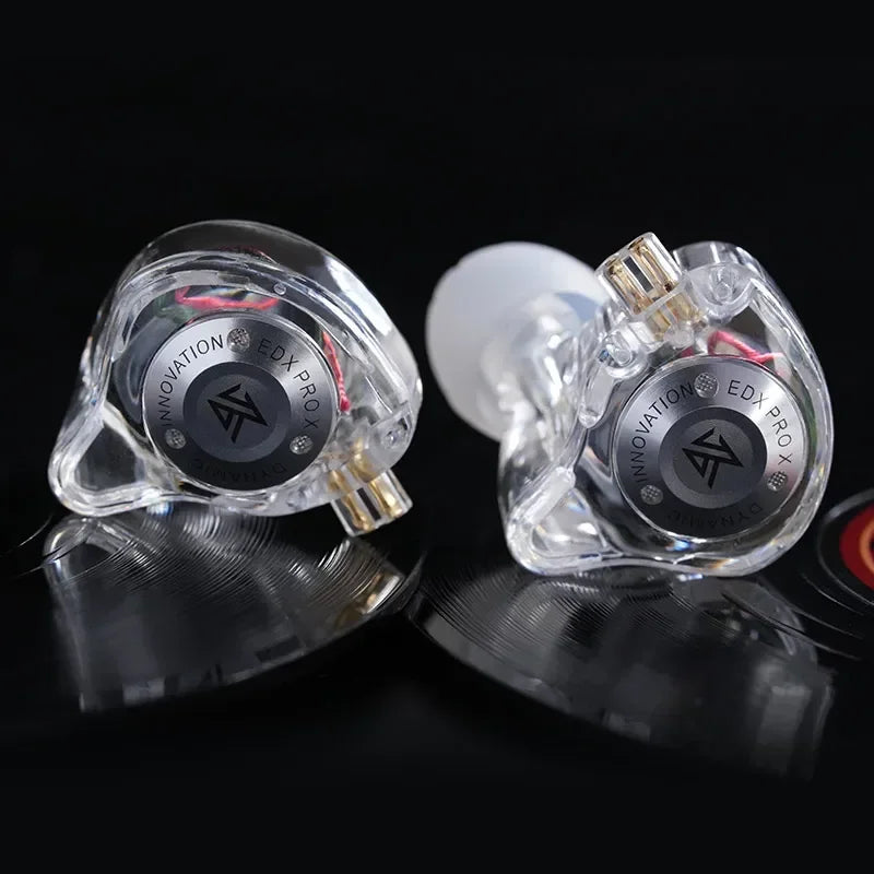 KZ EDX PRO X Auriculares HIFI de bajos dinámicos, audífonos deportivos con cancelación de ruido, cable de 2 pines KZ ZSTX ZSN PRO X EDC EDA ZVX