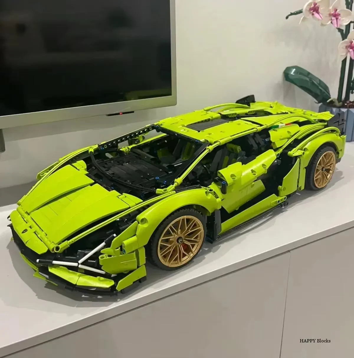 Lambo Sian – 42115 3696 bloques de construcción técnicos, piezas, compatibles con ladrillos MOC, modelo de coche deportivo para