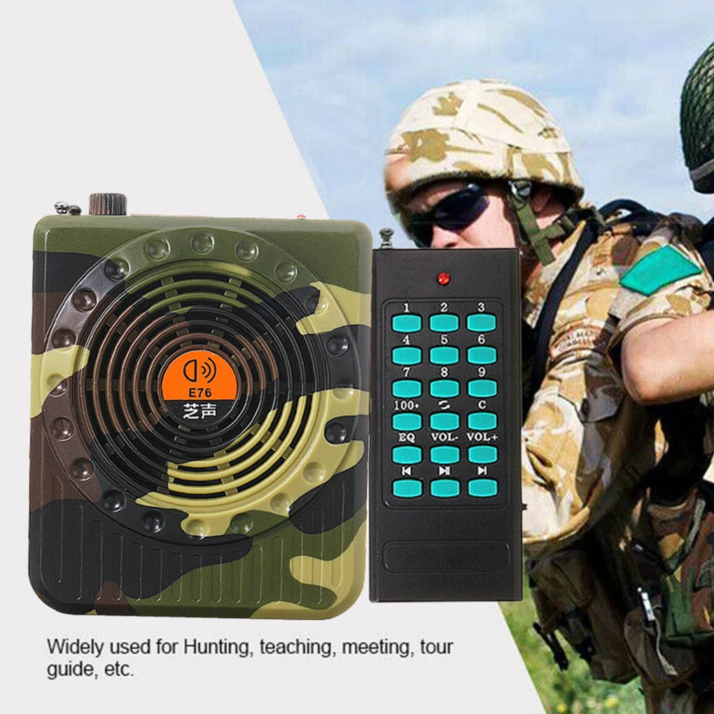 Amplificateur de télécommande professionnel de haute qualité, petit amplificateur de son, appel d'appât, haut-parleur, outil de chasse, amplificateur de son, prise ue