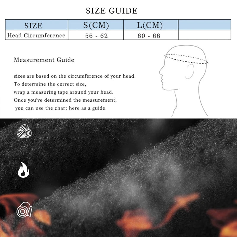 ROCKBROS masque complet chaud hiver écharpe cagoule casque doublure pêche ski randonnée vélo masque coupe-vent respirant couvre-chef