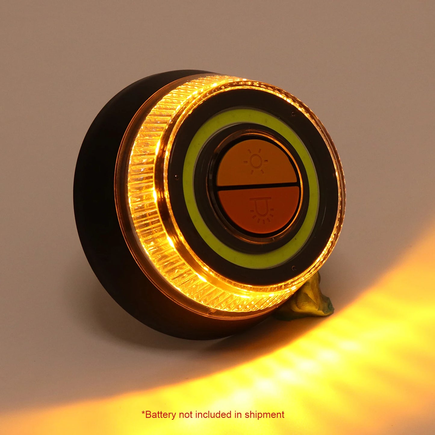 Balise d'urgence pour voiture, avec 2 Modes d'éclairage, batterie, stroboscope magnétique, voyant d'avertissement, éclairage durable, lampe de signalisation de sécurité