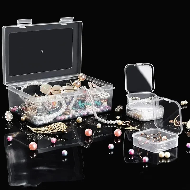 Boite en Plastique Transparente — Organisateur Rangement Multifonction