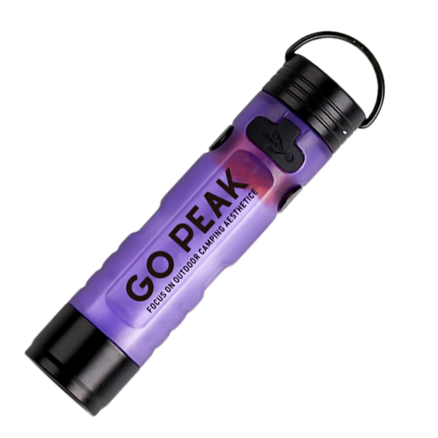 Mini lampe torche de poche Gopeak, LED extérieure, avec clip pour clés et casquette, torche 5050, longue autonomie, rechargeable par USB, pour randonnée, camping et sentiers d'urgence
