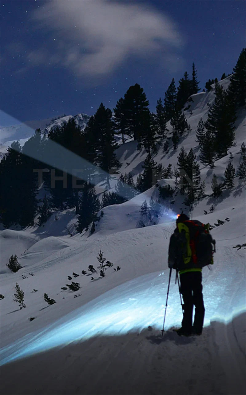 Lampe frontale puissante à 5/11 LED, batterie 18650 intégrée, Rechargeable par USB, lanterne pour Camping en plein air, pêche