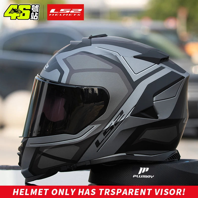 Casco de motocicleta integral LS2 STORM ff800, certificación ECE