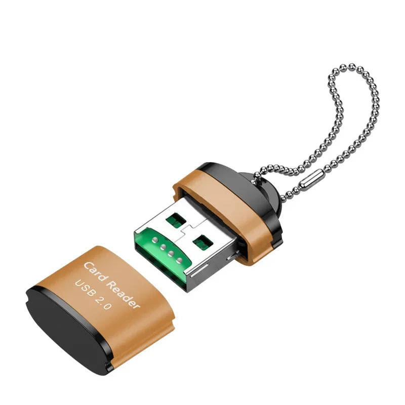 Mini USB Micro USB 2.0 adaptateur haute vitesse lecteur de carte mémoire SD/TF pour ordinateur de bureau ordinateurs portables cartouche accessoires