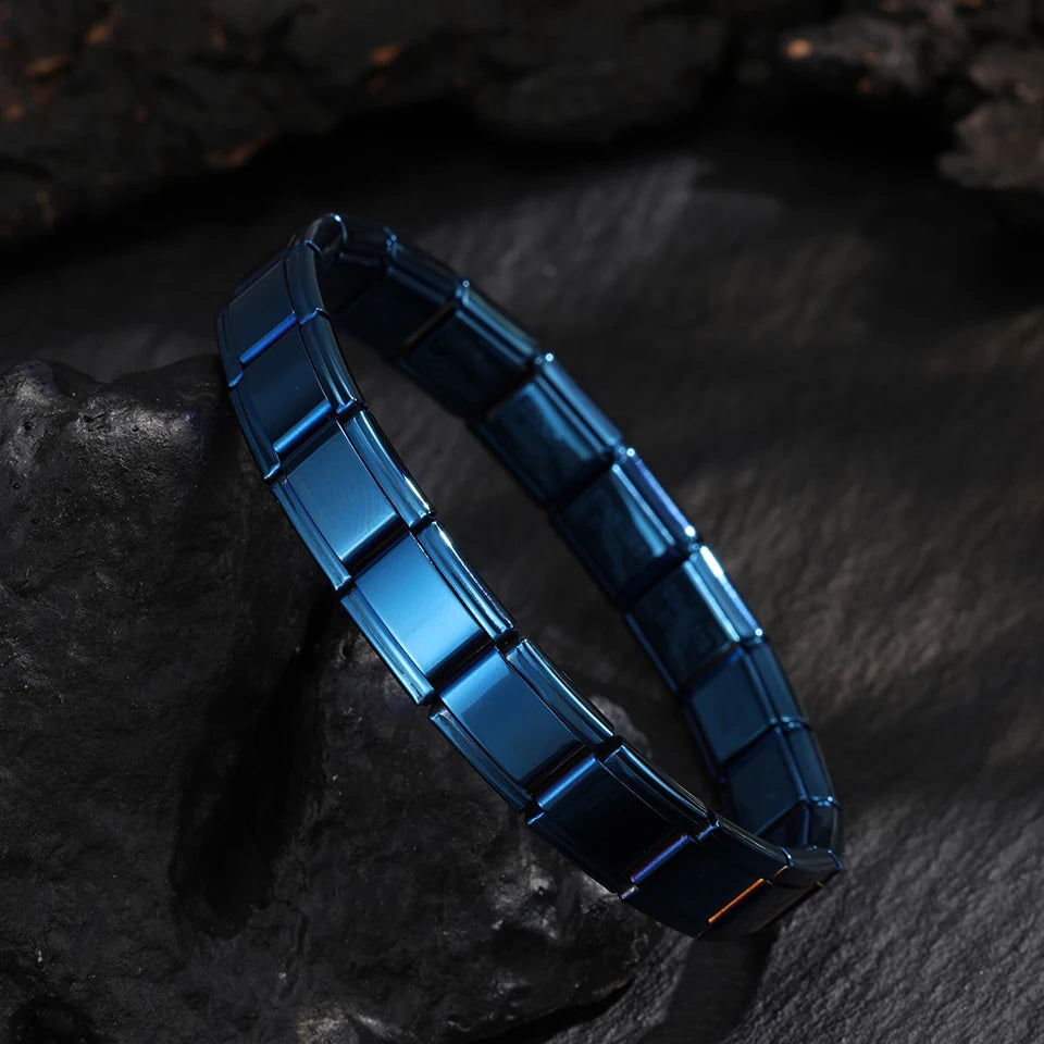 ChimSquare-Pulseras italianas de acero inoxidable para mujeres y hombres, joyería de fiesta de cumpleaños, hip hop, esqueleto de metal, regalo expandible