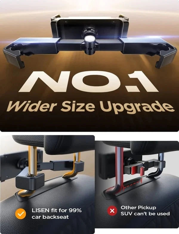 Support de tablette de repos de sauna de voiture, support rotatif à 360 degrés pour iPad, siège arrière automatique, oreiller de voyage portable, support rapide