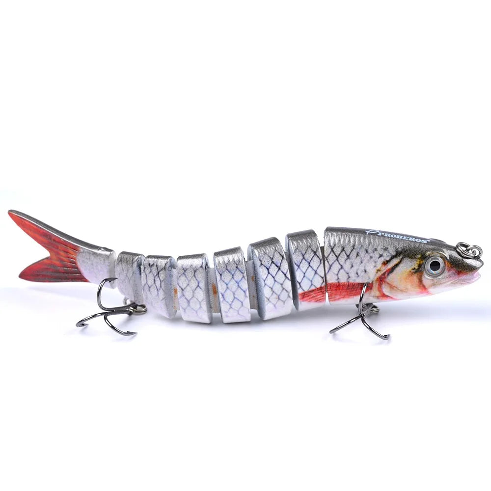 13.5 cm/19g coulant Swimbait manivelle leurre de pêche ensemble de Wobblers pour brochet appâts artificiels Kit matériel de pêche
