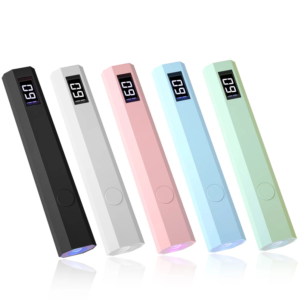 Mini lampe UV portable pour séchage des ongles en gel — séchage rapide, stylo photothérapie, salon à domicile