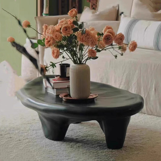 Tables basses minimalistes Wabi Sabi — esthétiques, modernes, glamour, meubles maison
