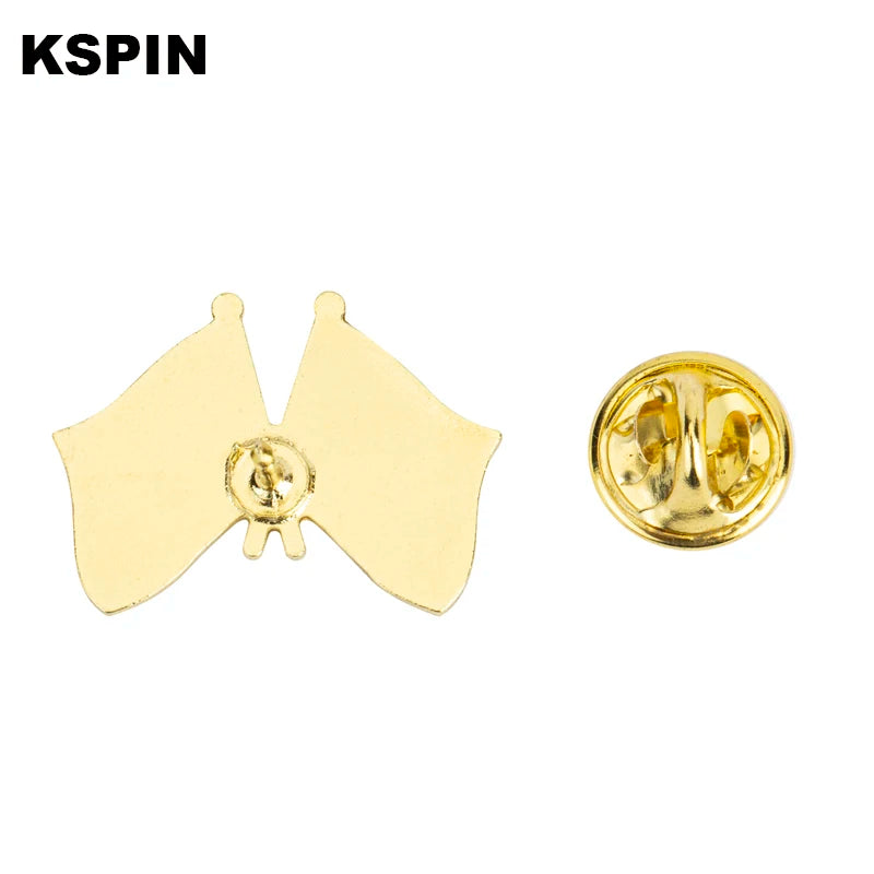 Broche de bandera marroquí, insignia de solapa, pines KS-0131