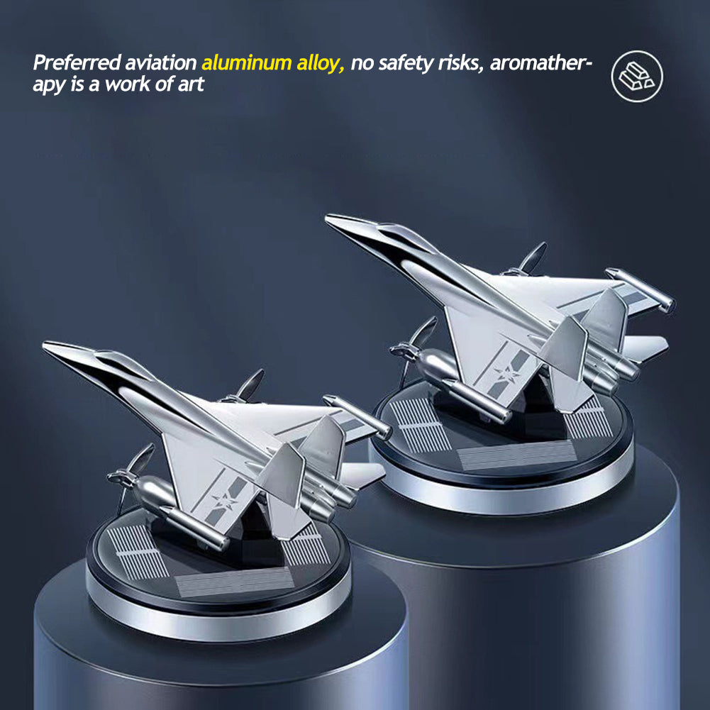 Parfum de voiture aromathérapie voiture énergie solaire désodorisant de voiture avion rotatif aromathérapie diffuseur d'huile parfum durable