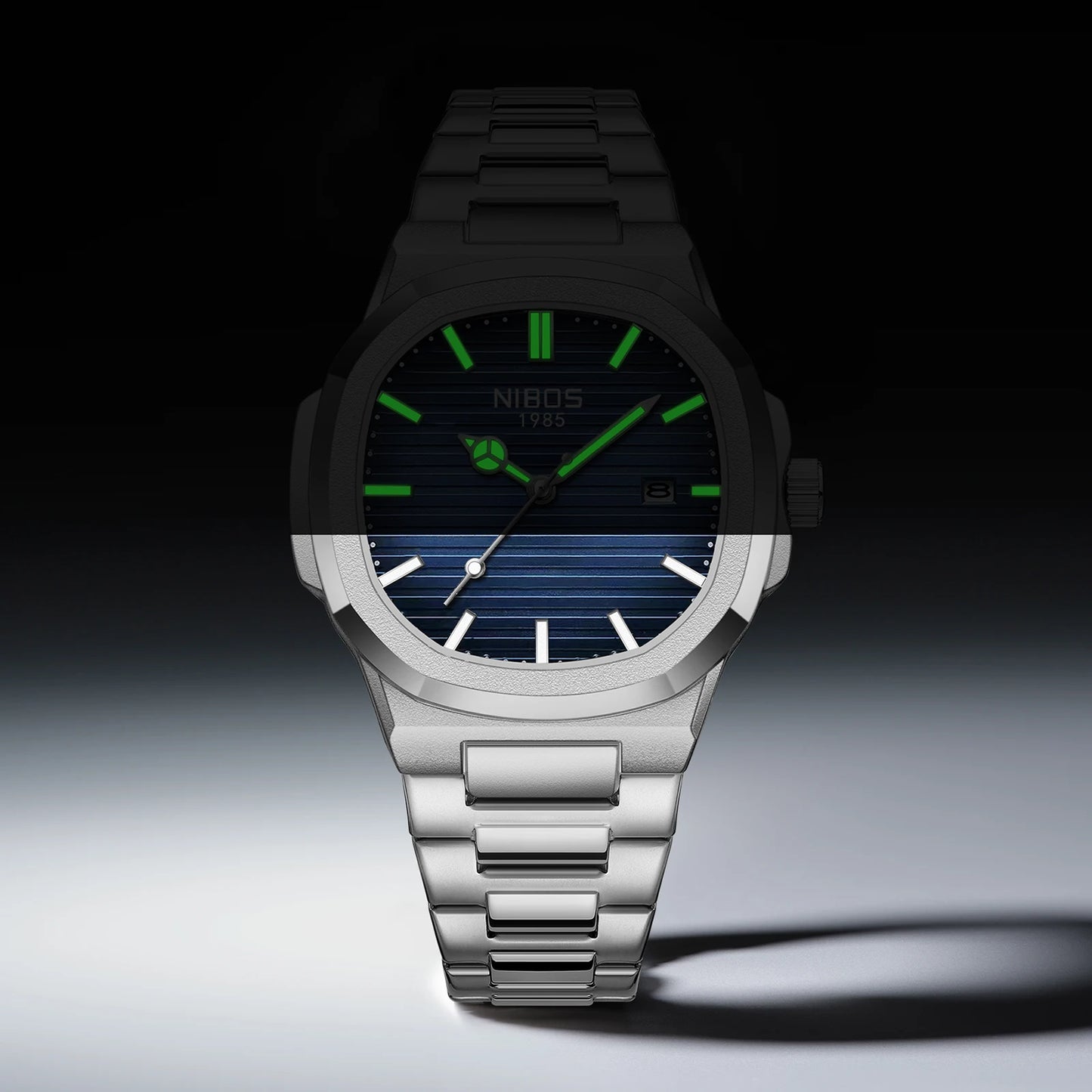 2025 nuevos relojes de cuarzo de lujo para hombre, relojes de pulsera impermeables 30M con fecha automática, reloj de acero inoxidable para hombre, cronógrafo deportivo, reloj para hombre