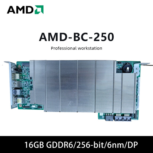 Carte Graphique AMD BC 250 — 16 Go GDDR6 256 bits, Monoventilateur, Desktop