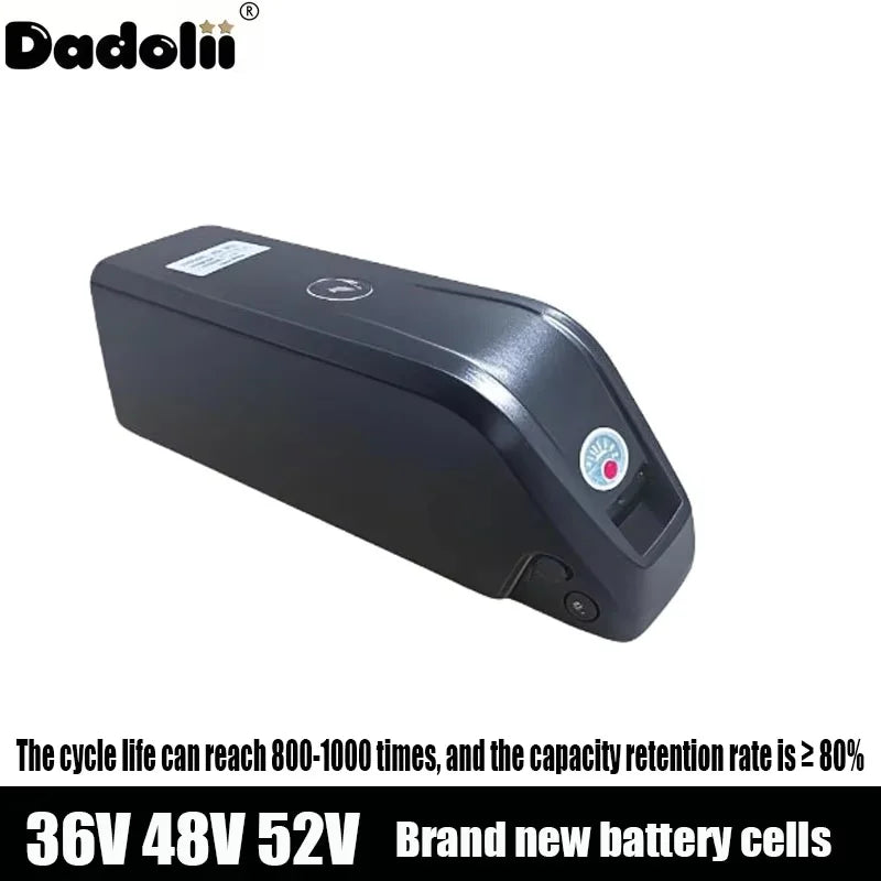 Batería Hailong BatBR para Bicicleta Eléctrica, 36V, 48V, 52V, 20Ah, 24Ah, Bicicleta de montaña, 18650, 21700, 1000, 750W, Bafang 500W,