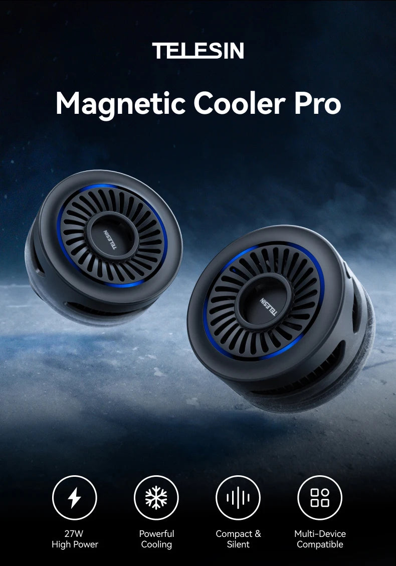 Radiateur Magnétique Smartphone — Dissipateur Thermique Portable, Refroidissement Rapide