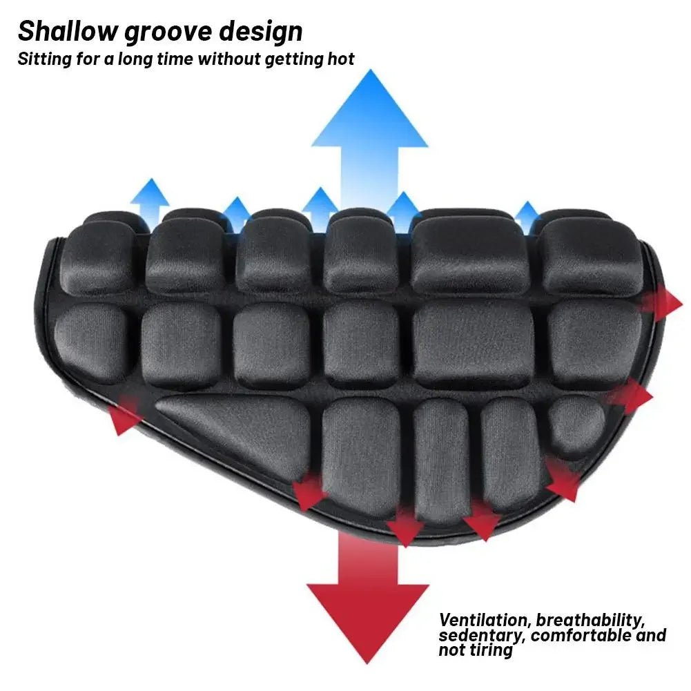Motorcycle Seat Cover, EVA Foam Cushion, Soft and Comfortable, Universal Seat Cushion for Electric Bicycle Air Seat