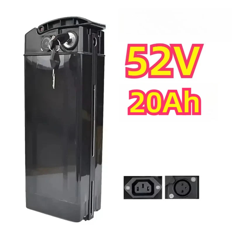 Batterie Vélo Électrique 48V/52V 17Ah/20Ah/30Ah — Cellules 18650 500-2000W