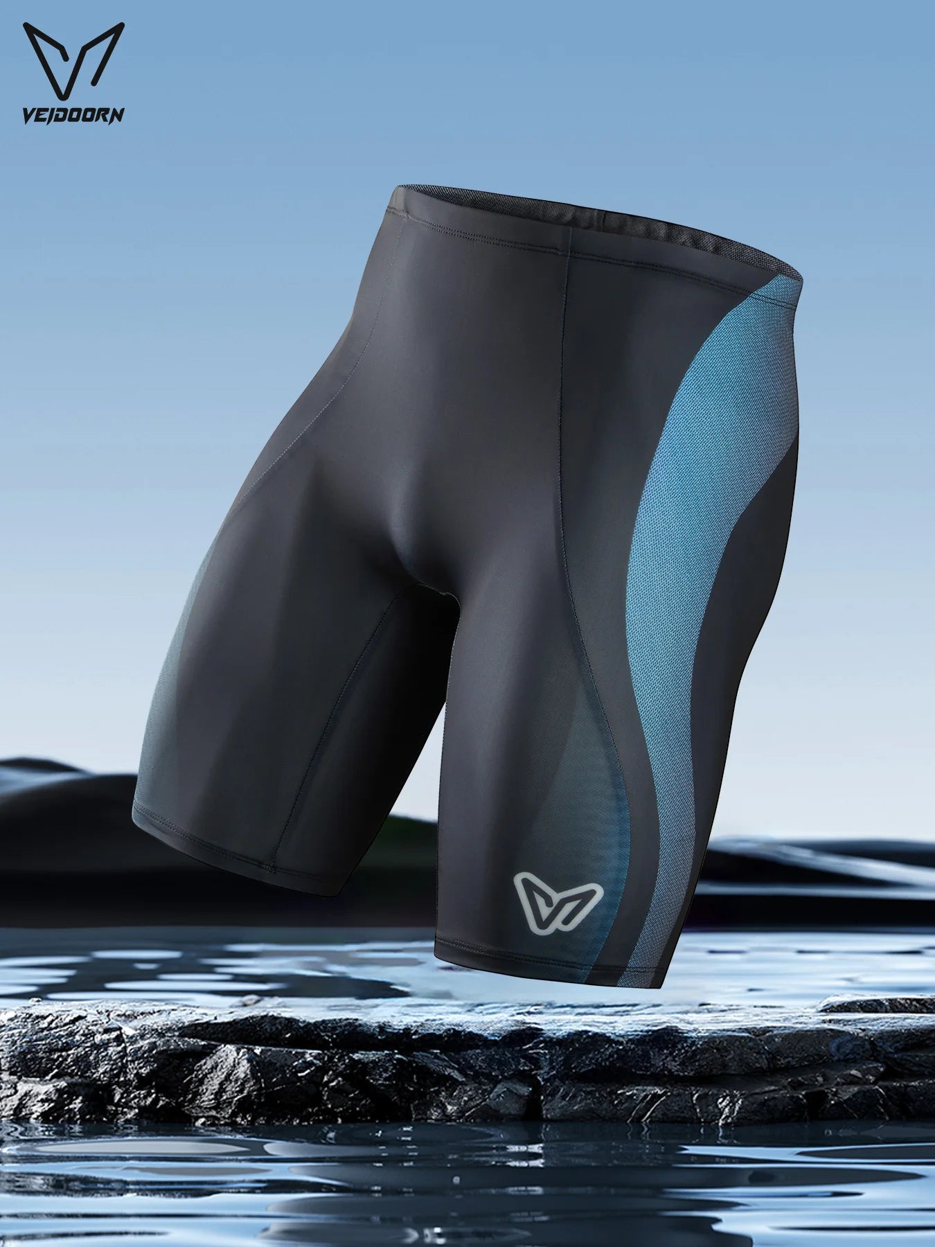 Veidoorn Maillot de bain à séchage rapide pour homme, 5 pouces, doublure anti-embarras, respirant, confortable, athlétique, pour la plage