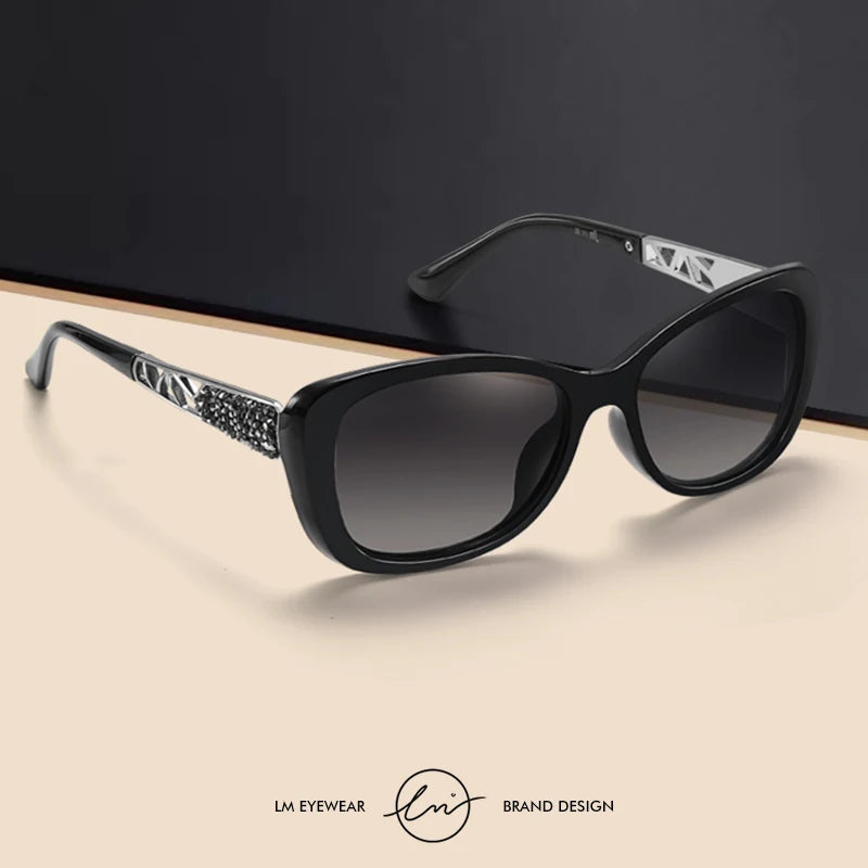 LM 2024 gafas de sol de mujer con lentes degradadas polarizadas, diseño de lujo para damas, elegantes, UV400, gafas de moda, Lunette De Soleil Femme