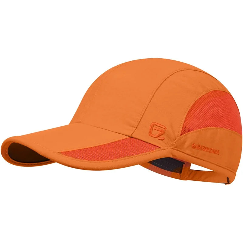 Casquette de sport unisexe à séchage rapide — réglable, légère, UPF 50+, course, randonnee, golf