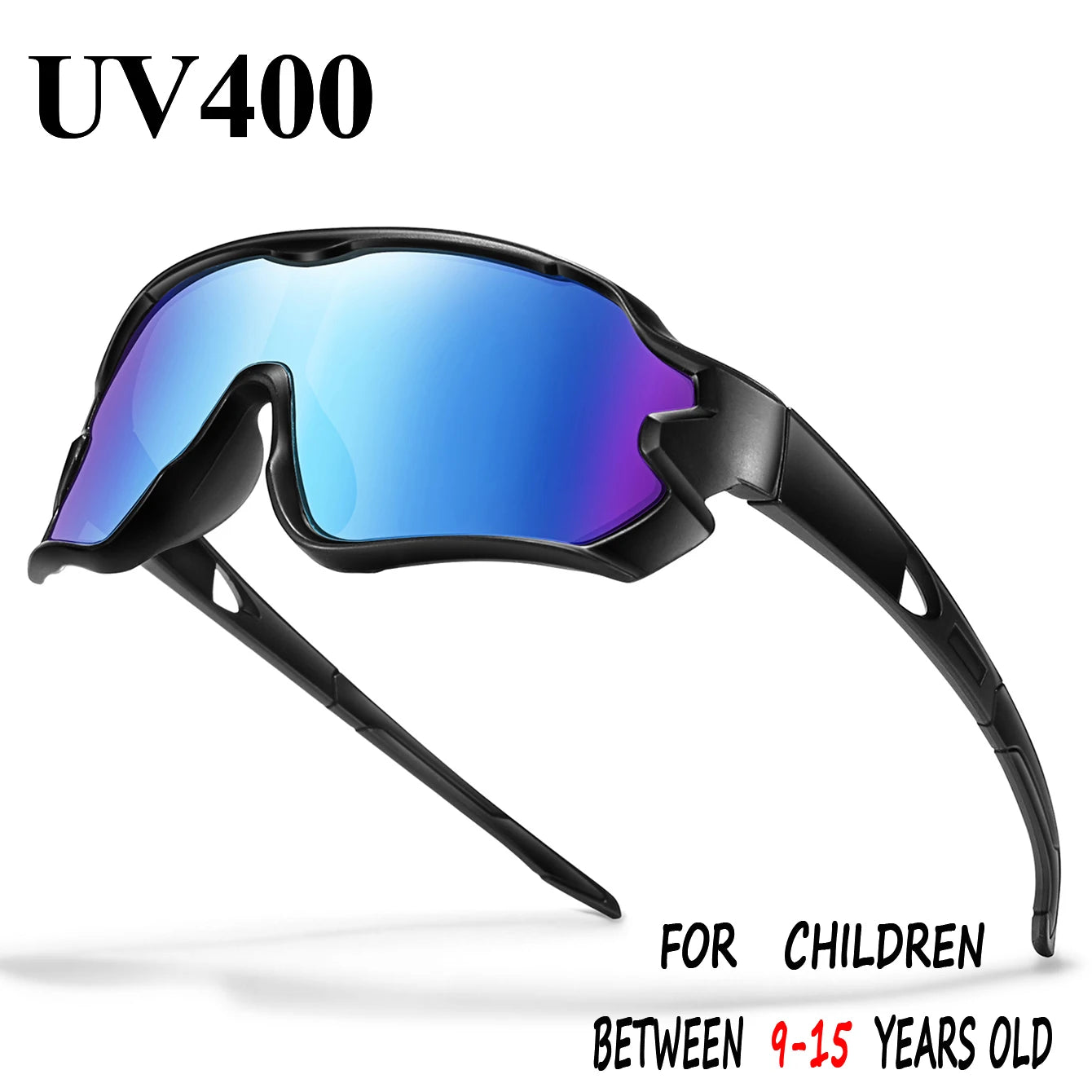 9-15 ans enfants cyclisme lunettes de soleil garçons et filles Sports de plein air équitation UV400 Camping lunettes pêche vélo lunettes pour enfants