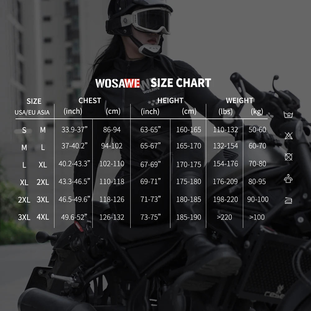 WOSAWE Chaleco reflectante de invierno para motocicleta, chaleco cálido para moto todoterreno, ropa de ciclismo, chaleco multibolsillos