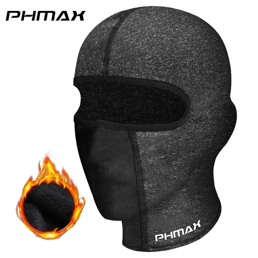 PHMAX Mascarilla de montar para motocicleta, protección contra el viento y el calor, transpirable, máscara facial completa, pasamontañas, sombrero, bufanda, gorra, moto, motociclista, gorra de viento