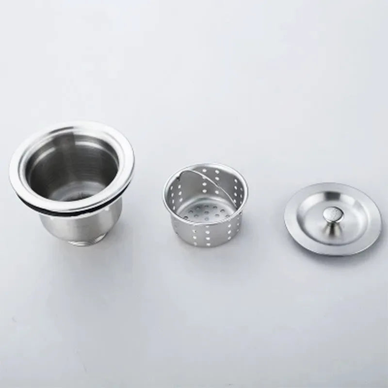 Crépine d'évier de cuisine avec poignée, évier de cuisine RV, passoire à déchets d'évier, trémie de lave-vaisselle d'évier en acier inoxydable, péché de Restaurant 1 pièce