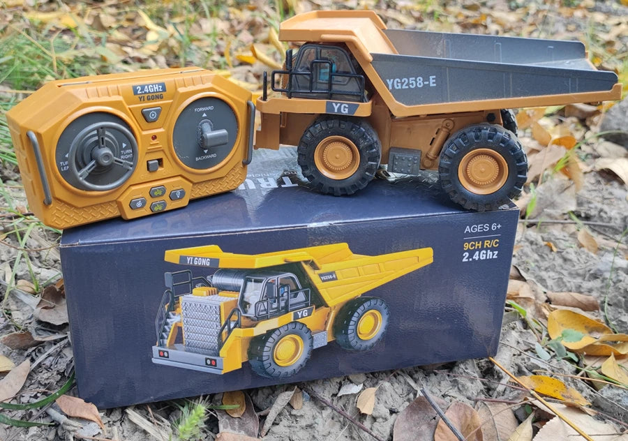 Pelle télécommandée 4WD, camion à benne basculante en alliage 4x4, Bulldozer, modèle Radio, voiture RC, véhicule de Construction, jouet, cadeaux pour enfants