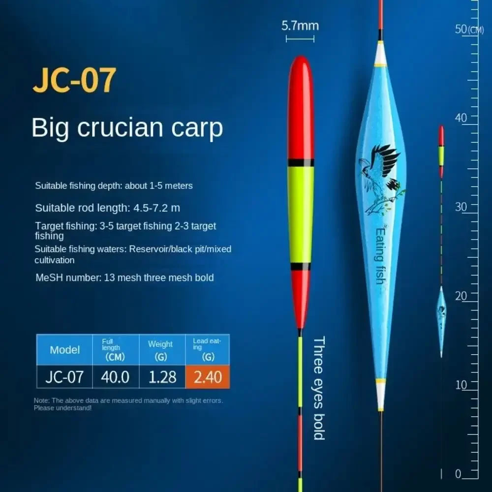 Flotador de pesca de cola triangular, gran flotabilidad, alta calidad, estable,, alta sensibilidad, boya vertical, característica compuesta