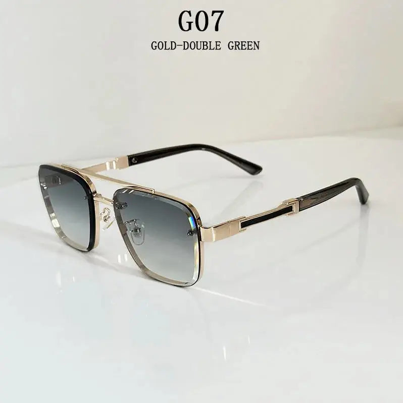 Lunettes de soleil pour hommes vintage carrées — femmes, rétro, mode
