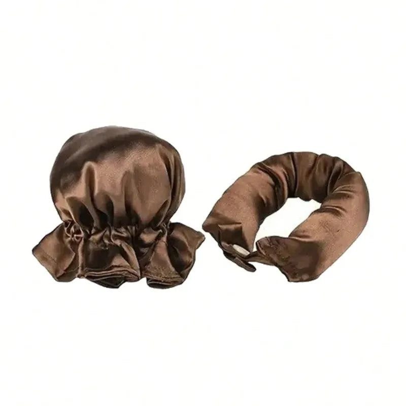 Lot de 2/4/6 pièces : Kit de bouclage sans chaleur en satin, bigoudis doux pour boucles de nuit, pour dormir, pour des boucles sans chaleur, bonnet de nuit pour boucles
