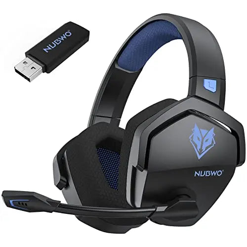 Auriculares inalámbricos dobles NUBWO G06 con micrófono para PS5, PS4, PC, móvil, Switch, auriculares inalámbricos Bluetooth de 2.4GHz
