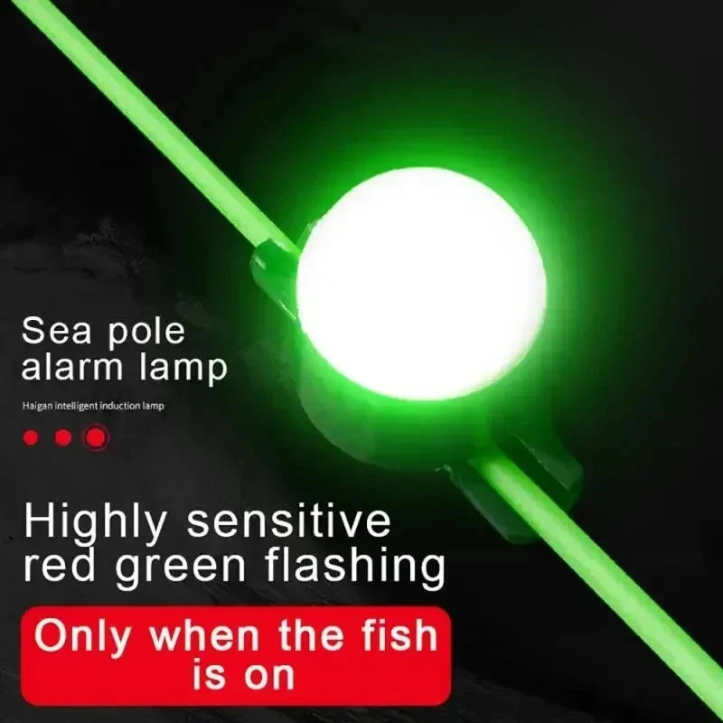 Alarme de Pêche Nocturne LED — Rappel Intelligent Morsure de Poisson