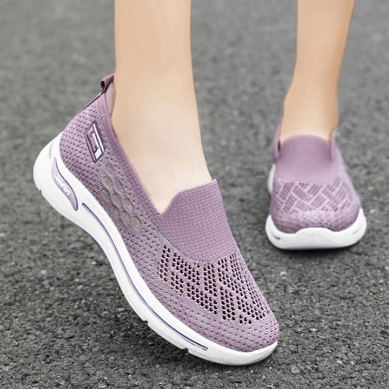 Baskets Femme 2025 Vulcanisées — Extérieur Maille Respirante Marche