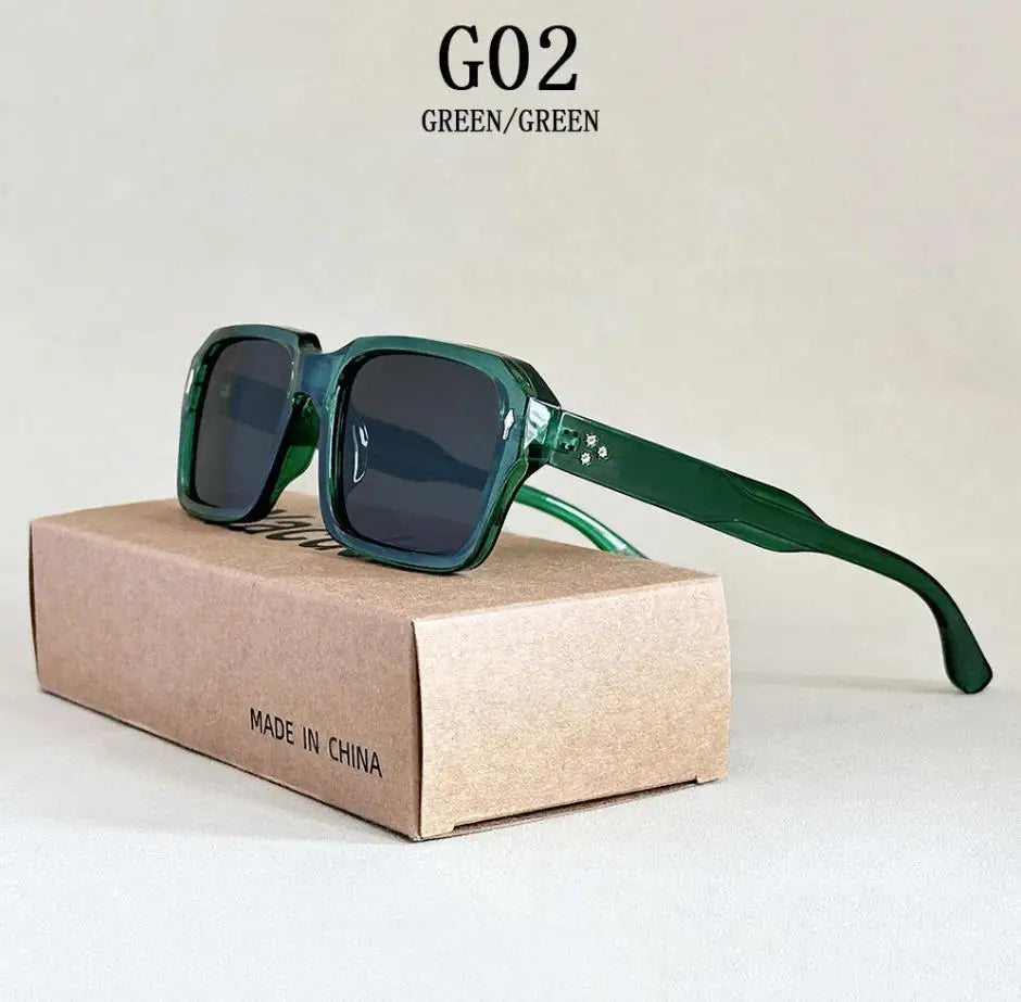 2025 Gafas de sol de mujer vintage cuadradas Gafas de sol de hombre cuadradas de moda Gafas de sol de mujer Gafas de sol de hombre envío directo