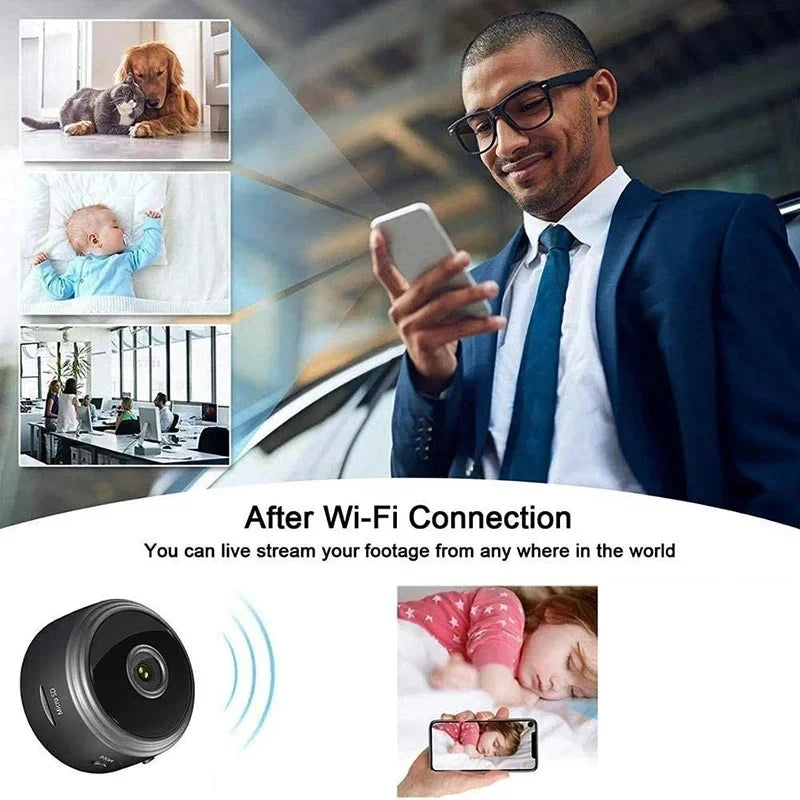 A9 WiFi Mini caméra enregistreur vidéo sans fil caméra de Protection de sécurité caméra de surveillance à domicile intelligente pour nourrissons et animaux de compagnie