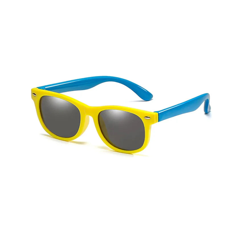 RUISIMO Gafas de sol polarizadas TR90 para niños y niñas, gafas de sol de silicona, gafas de seguridad, regalo para niños, bebés, gafas UV400