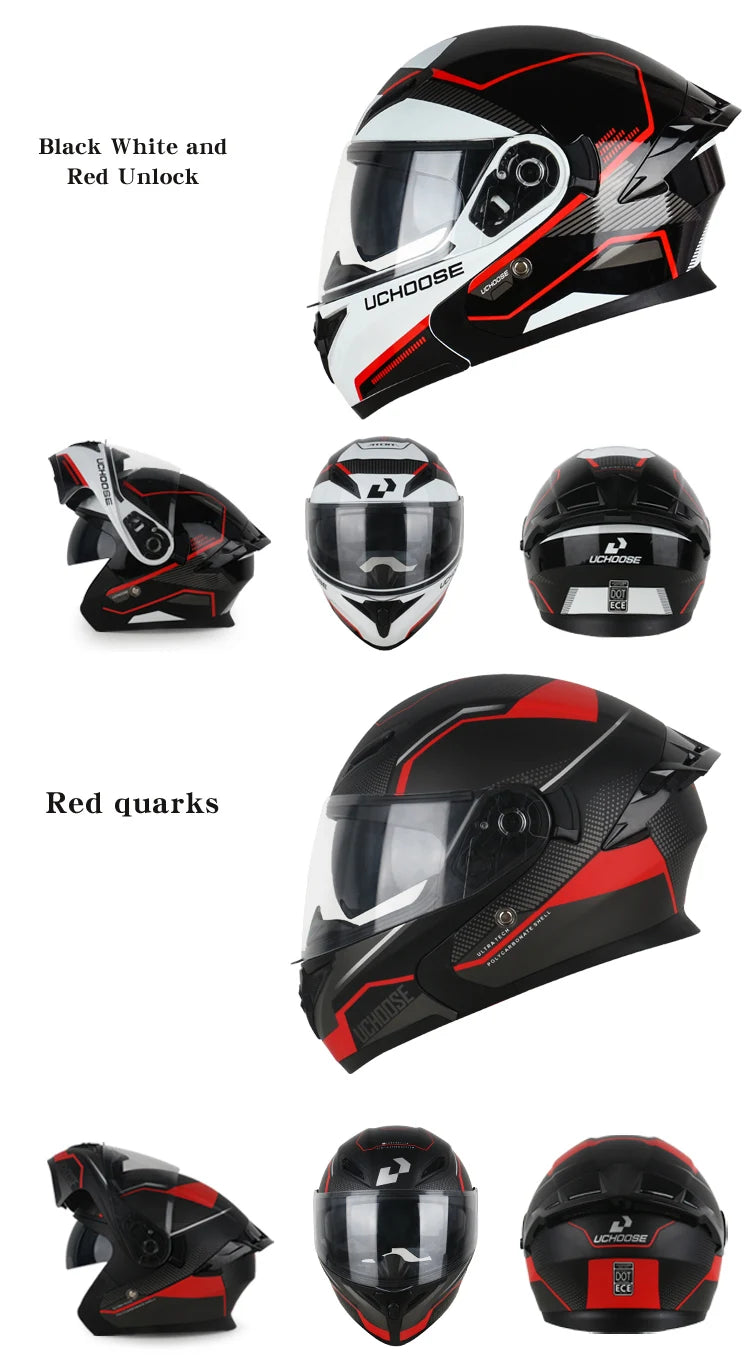 Casque de moto DOT de haute qualité quatre saisons course de Motocross modulaire rabattable hommes femmes casque tout-terrain casque gratuit