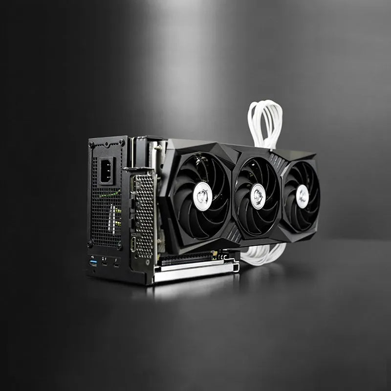 TH3P4G3 Thunderbolt Compatible GPU S6 PCI-E X16 Ordinateur Portable à Carte Graphique Externe pour Ordinateur Portable, Thunderbolt Compatible 3 4
