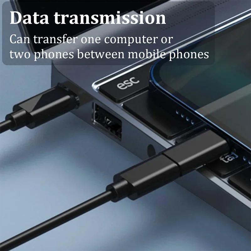 60W USB Type C to C Multi-Charging Adapter Cable Kit, USB A and Type C to Micro, Type C, Lightning Conversion Set