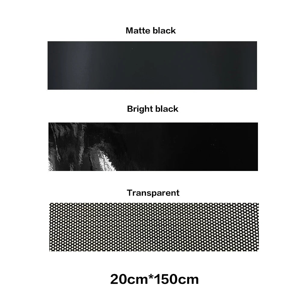 Car Windshield Sun Shade Stickers, 3D Vinyl Film for Car Front Windshield, Decorative Rear Sun Visor Stickers