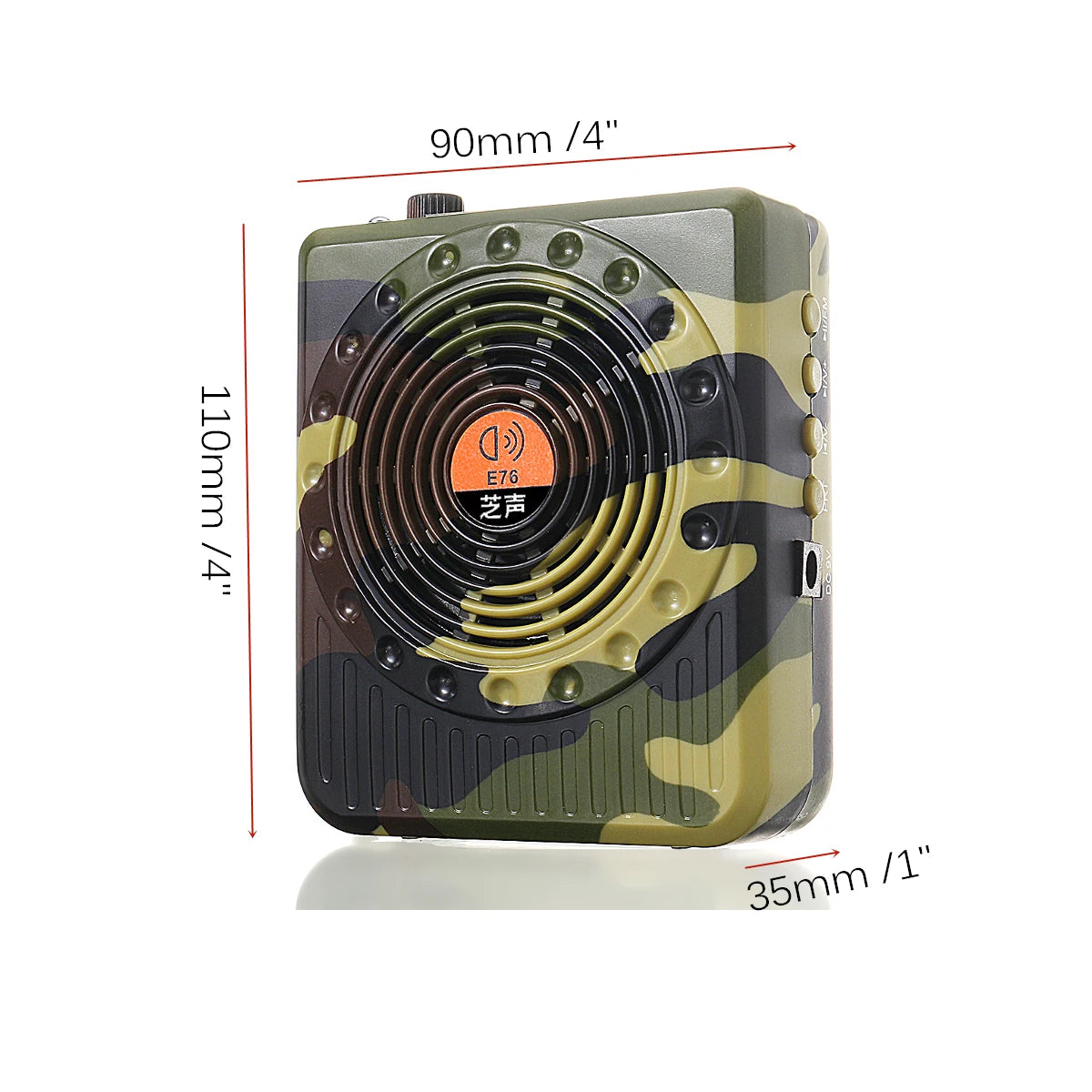 Amplificateur de télécommande professionnel de haute qualité, petit amplificateur de son, appel d'appât, haut-parleur, outil de chasse, amplificateur de son, prise ue